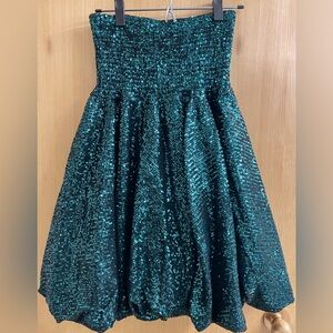 NWT Caroline Constas Strapless Mini Dress